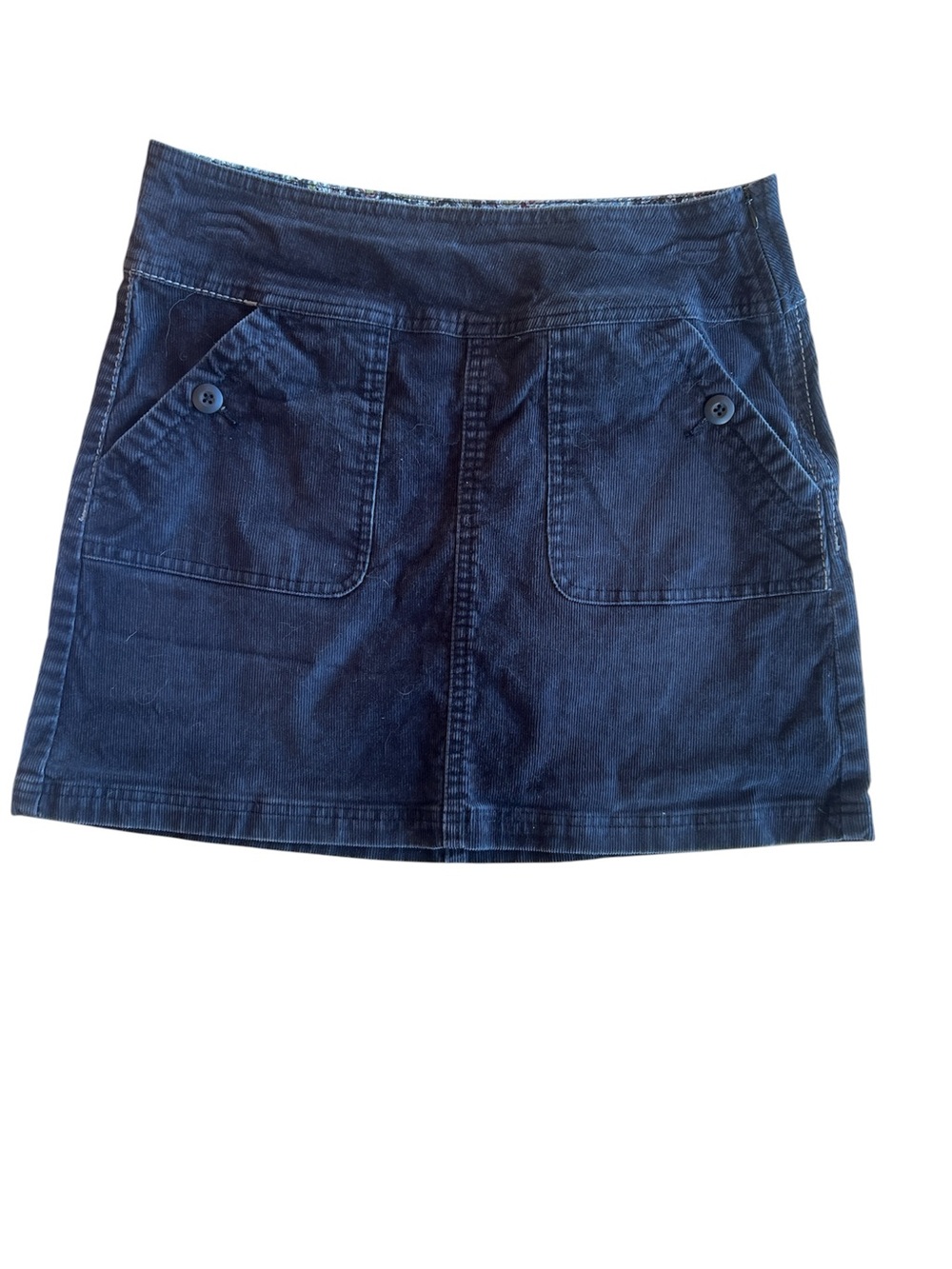 Prana dark gray corduroy skirt